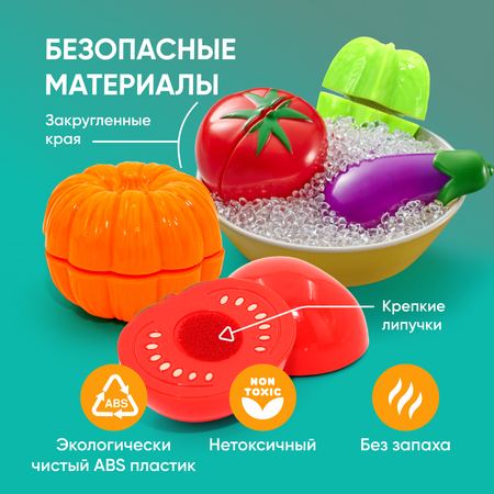 Игровой набор TrendToys тележки и корзинки, продукты