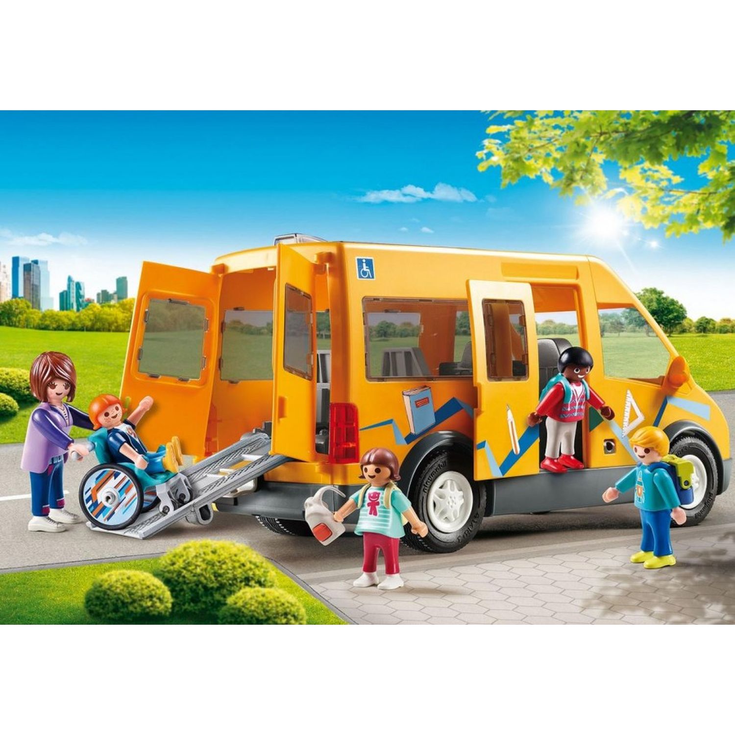 Конструктор Playmobil Школьный Фургон бассейн - фото 4