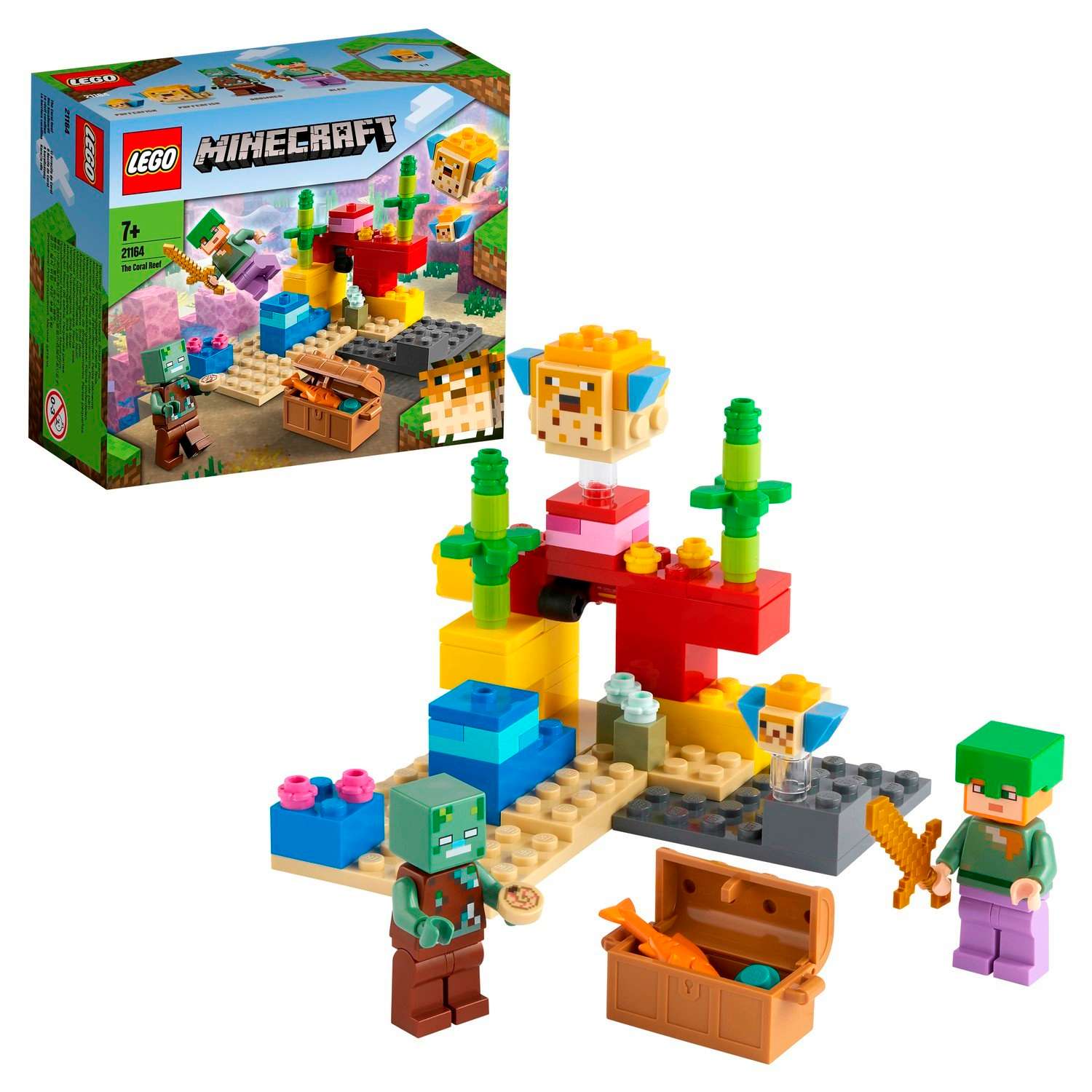 Конструктор LEGO Minecraft Коралловый риф 21164 - фото 1