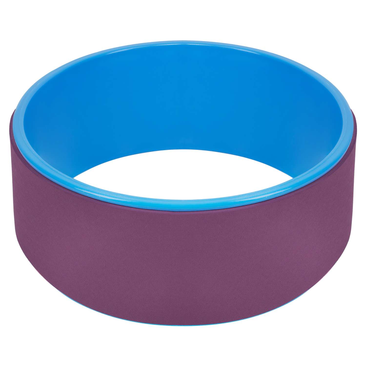 Колесо для йоги STRONG BODY фитнеса и пилатес 30 см х 12 см пурпурно-синее - фото 3
