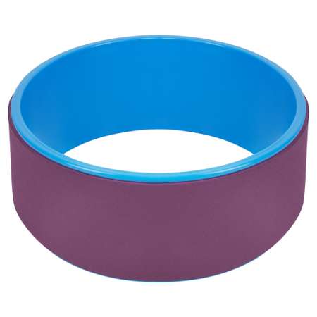 Колесо для йоги STRONG BODY фитнеса и пилатес 30 см х 12 см пурпурно-синее