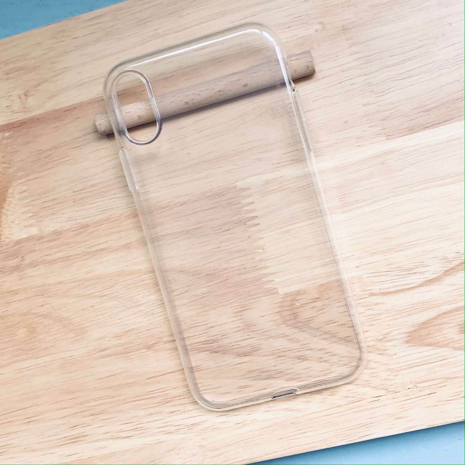 Чехол силикон Borofone Anti-Fall не желтеет прозрачный плотный на iPhone XR - фото 1