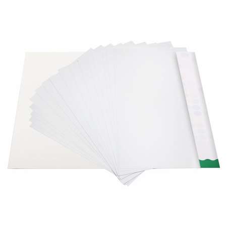 Картон белый Brauberg плотный для творчества и рисования А4 мелованный Extra 20 листов папка