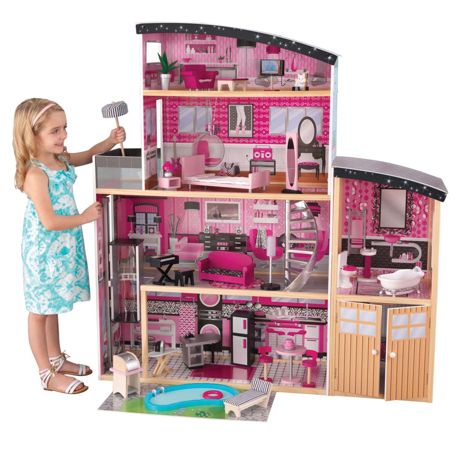 Кукольный домик  KidKraft Сияние с мебелью 30 предметов 65826_KE 65826_KE - фото 1