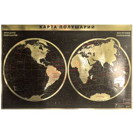 Карта мира РУЗ Ко Интерьерная