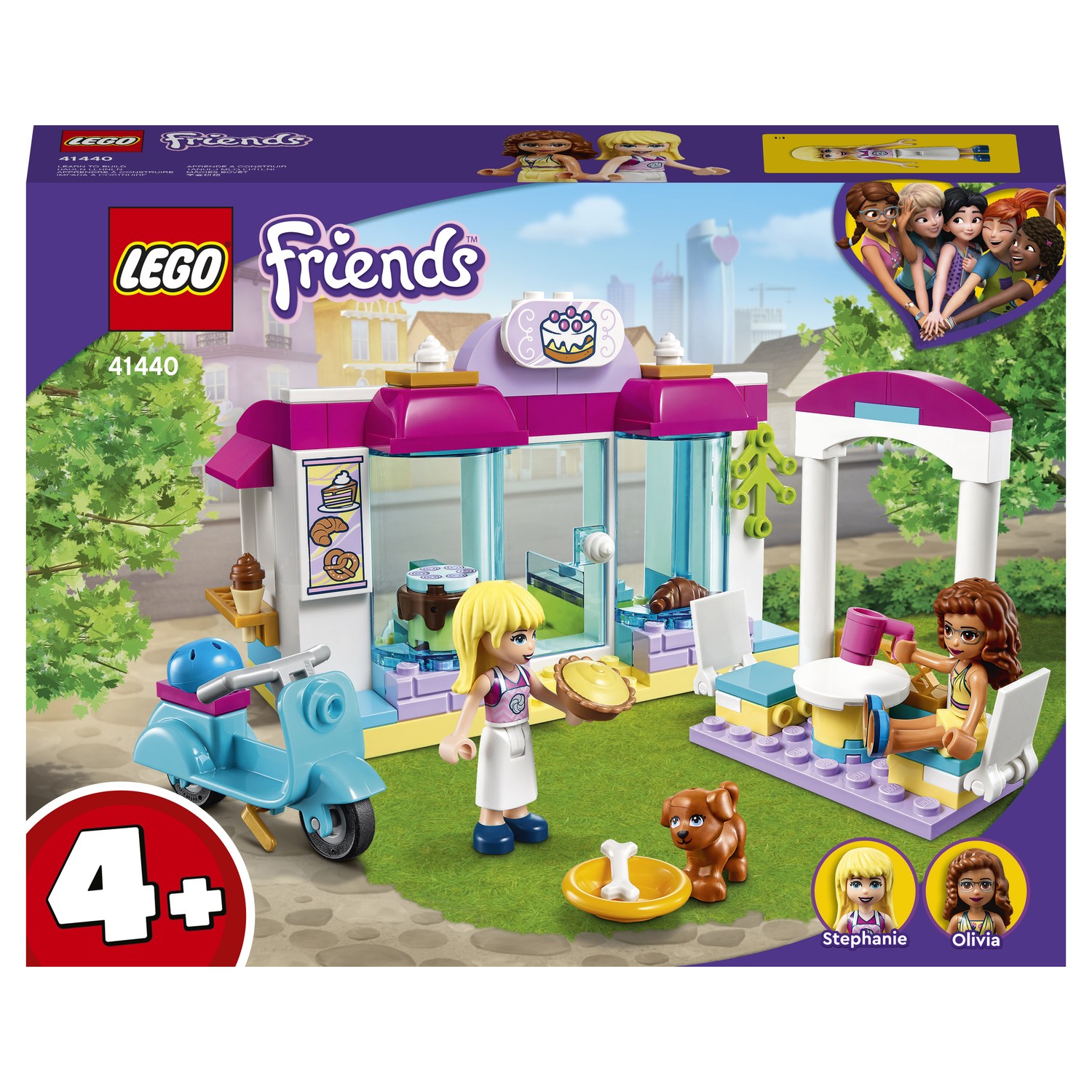 Конструктор LEGO Friends Пекарня Хартлейк-Сити 41440 купить по цене 499 ₽ в  интернет-магазине Детский мир