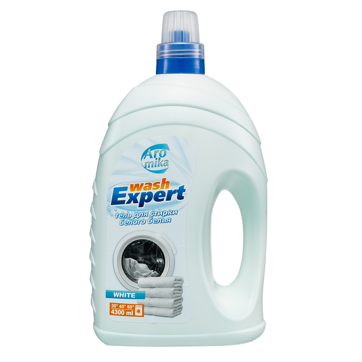 Гель для стирки Aromika белого белья Wash Expert White 4300 мл - фото 1