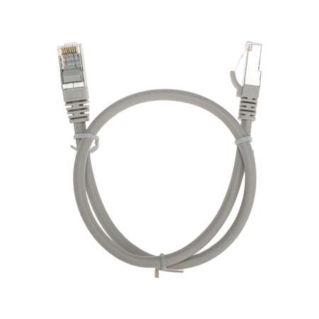 Патч-корд REXANT 0.5 метра Cat 6 RJ45-RJ45 26AWG LSZH серый