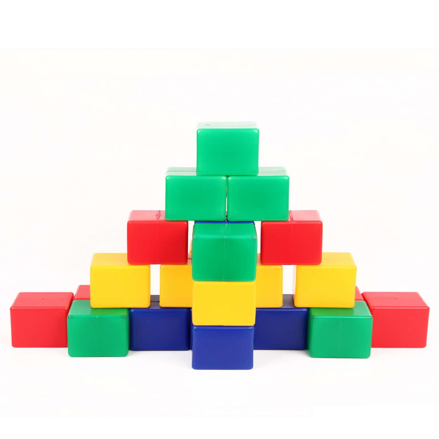 Кубики детские крупные Green Plast 8см*8см конструктор 24 штуки - фото 2