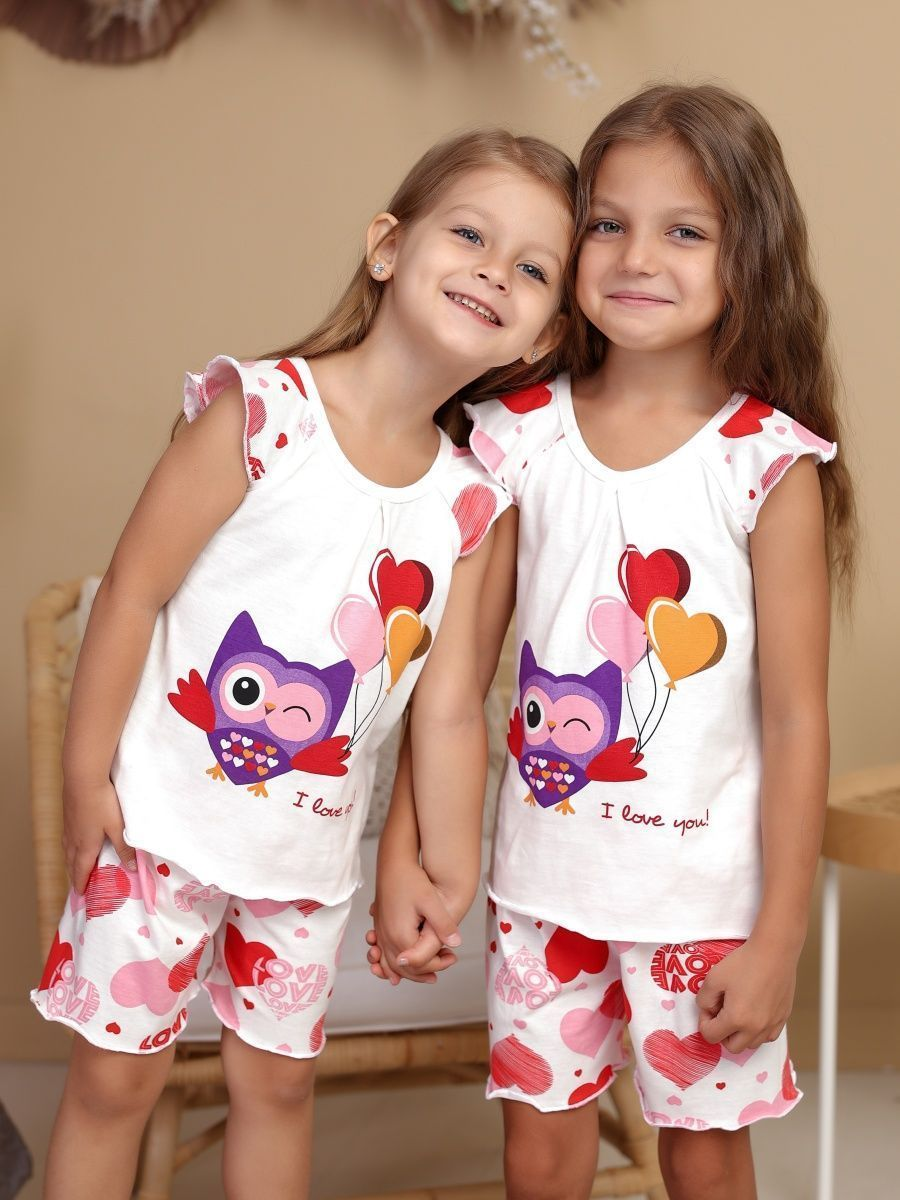 Пижама Babycollection 603/pjm004/sph/k1/012/p1/W*dмолочный розовый - фото 4