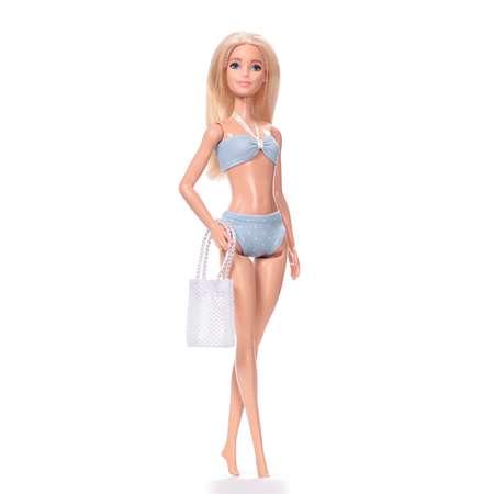 Купальники для кукол типа Barbie 29 см VIANA голубой белый