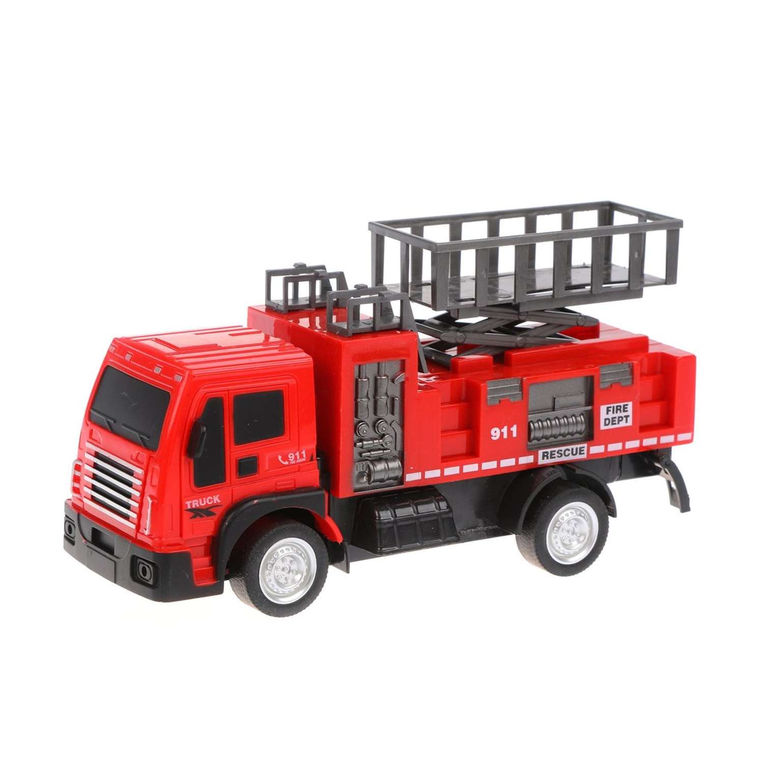 Пожарная машина Наша Игрушка инерционная спасательная 644737 - фото 2