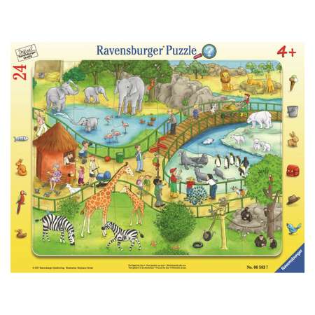 Пазл Ravensburger Весёлый зоопарк 24 шт