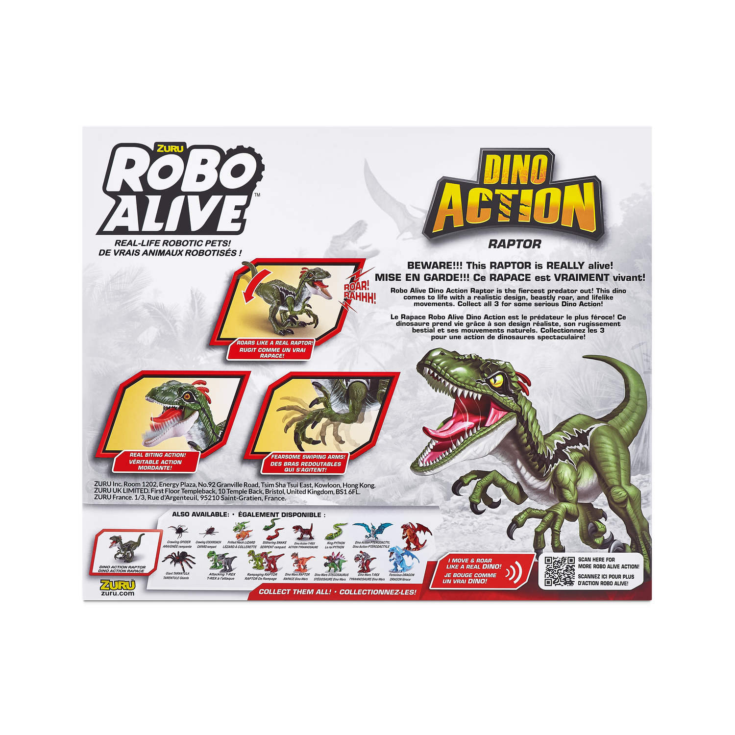 Фигурка Zuru ROBO ALIVE Раптор - фото 10