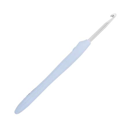 Крючок для вязания Hobby Pro гладкий из практичного металла с прорезиненной мягкой ручкой 4.5 мм 953450