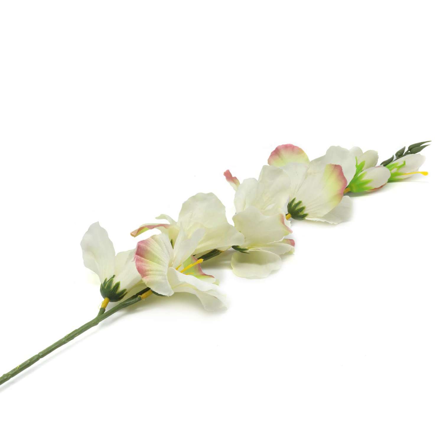 Цветок искусственный Astra Craft Гладиолусы 80 см цвет белый - фото 2