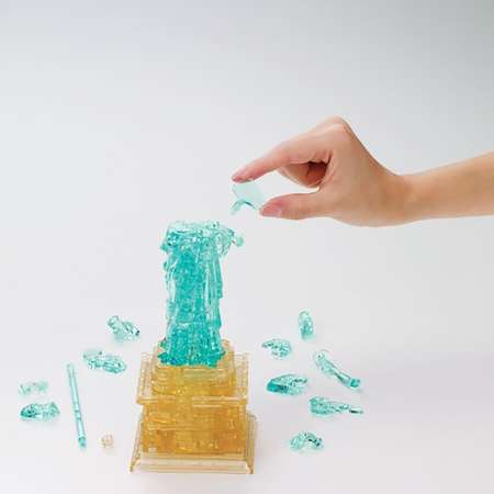 3D-пазл Crystal Puzzle IQ игра для детей кристальная Статуя Свободы 78 деталей