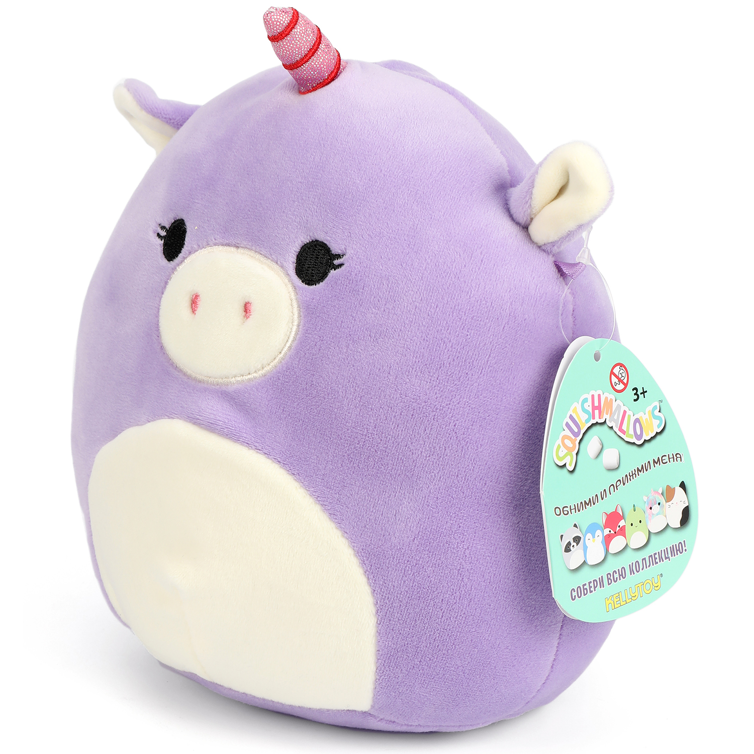 Игрушка мягкая Squishmallows сквиш антистресс Единорог Астрид - фото 2