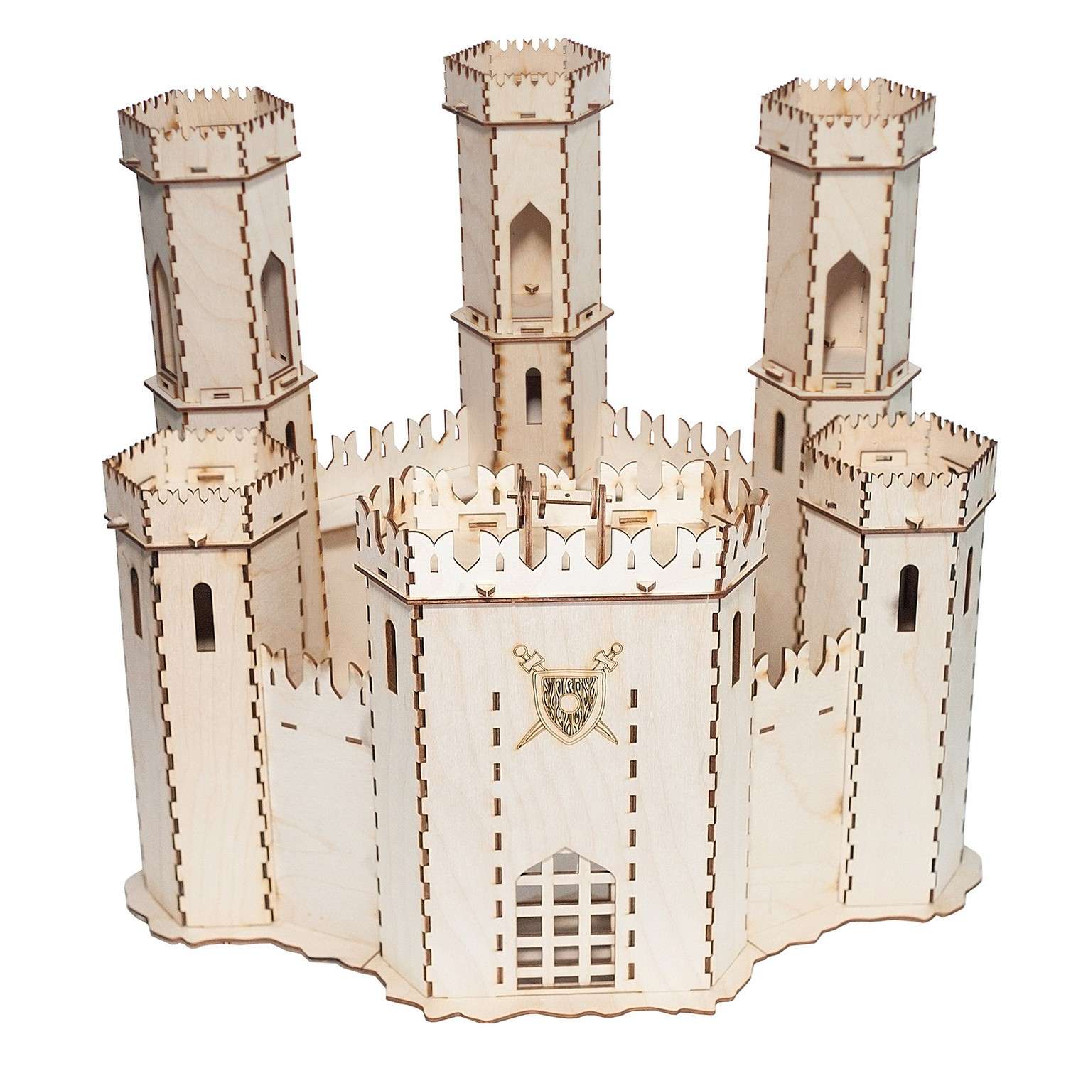 Сборная модель Большой Слон Крепость для крестоносцев средневековая - фото 1