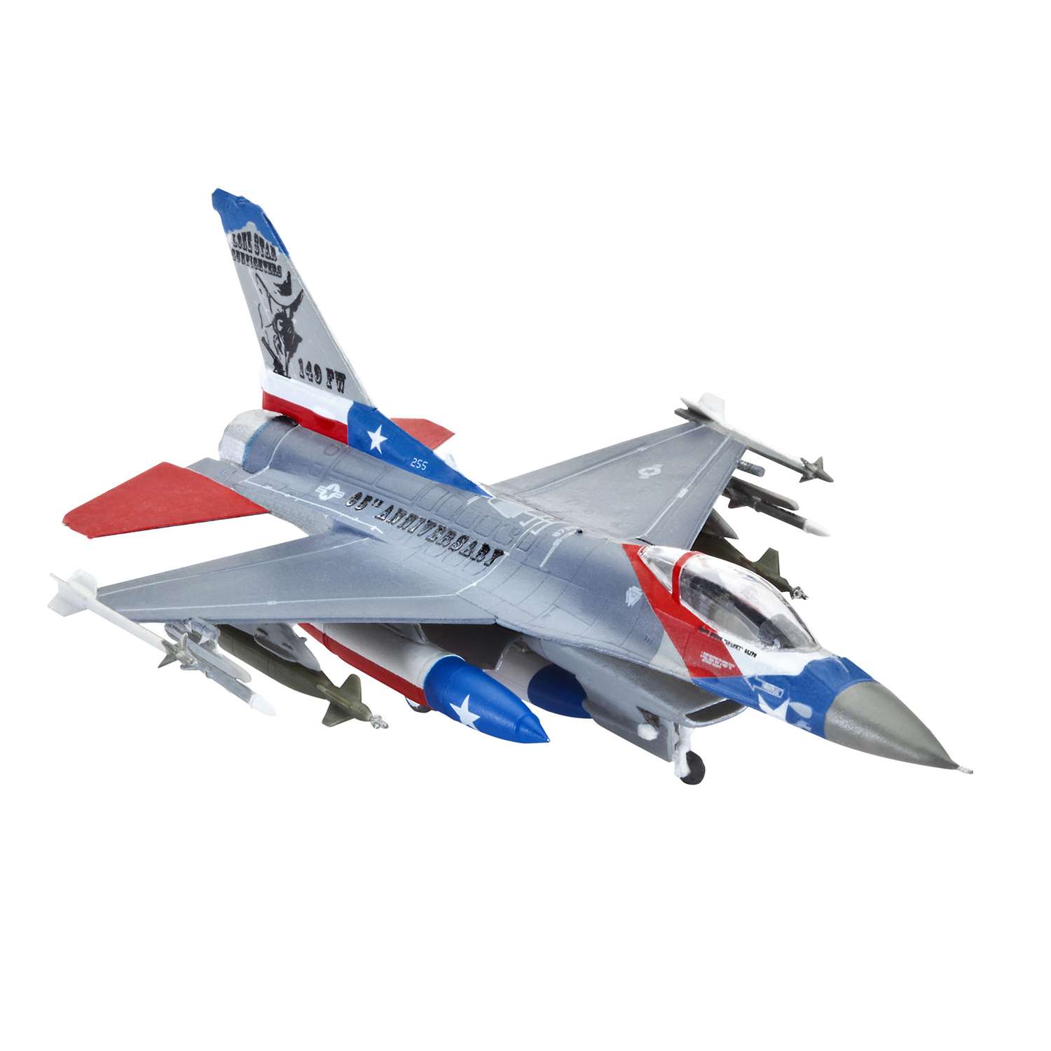 Сборная модель Revell Многоцелевой истребитель F-16C Fighting Falcon Боевой Сокол 03992 - фото 1