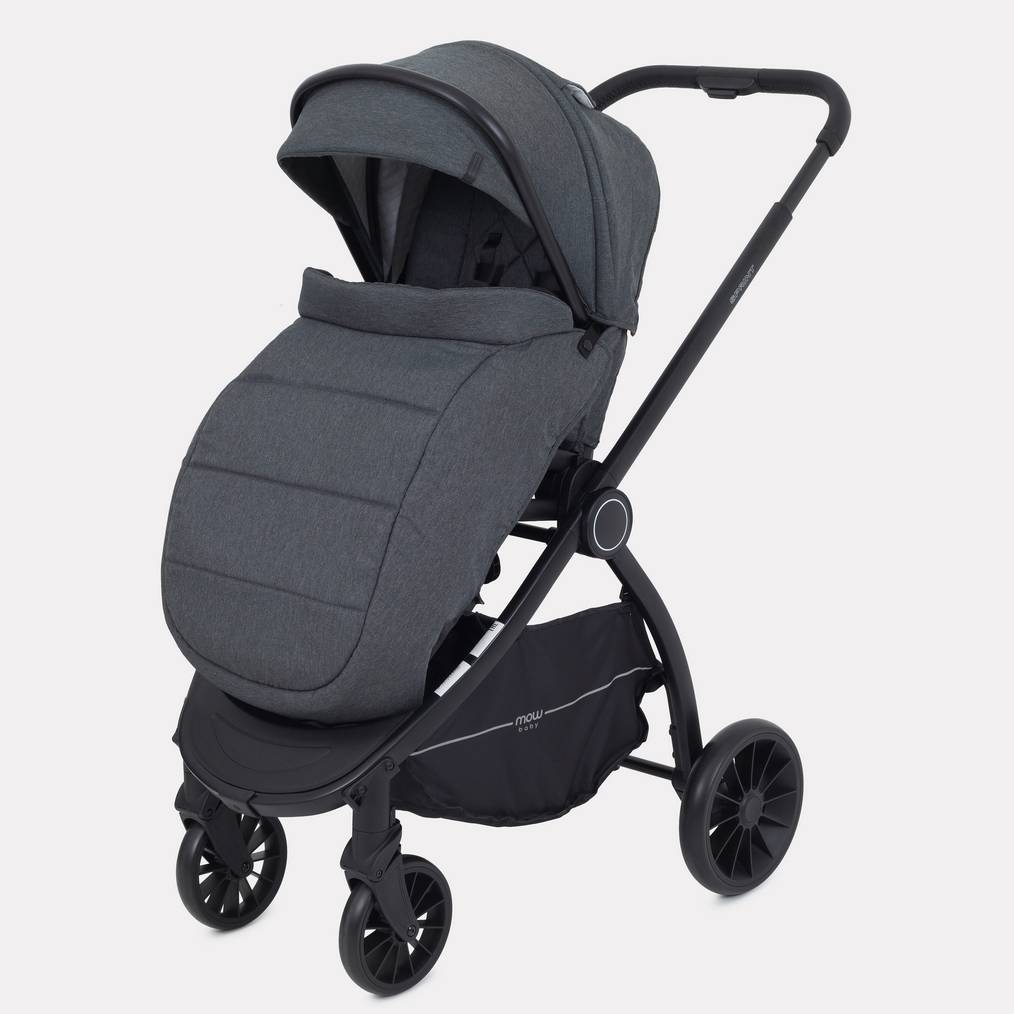 Коляска детская универсальная MOWbaby MOWBaby 2-в-1 SPRINT MB321 Grey - фото 5