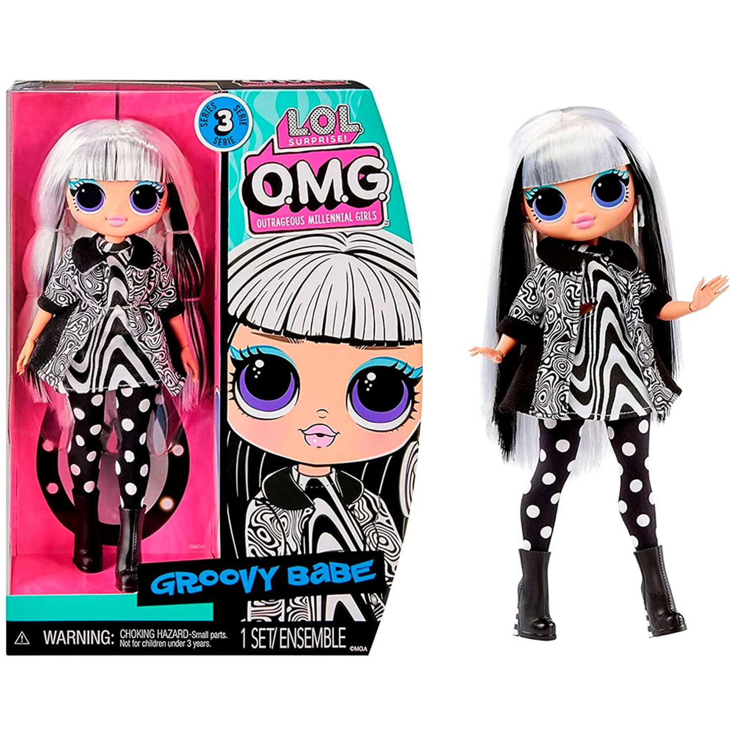 Кукла модельная L.O.L. Surprise! OMG HoS Groovy Babe 588573EUC - фото 6
