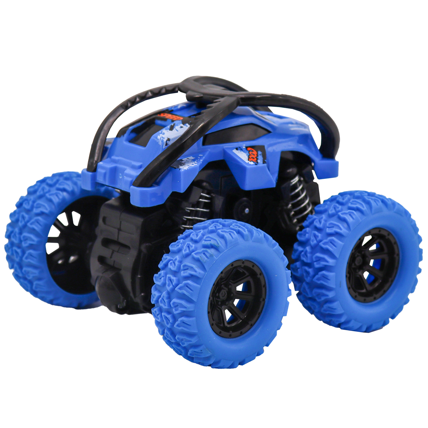 Машинка Funky Toys перевёртыш фрикционная 4x4 рессоры синяя FT9787-1-МП