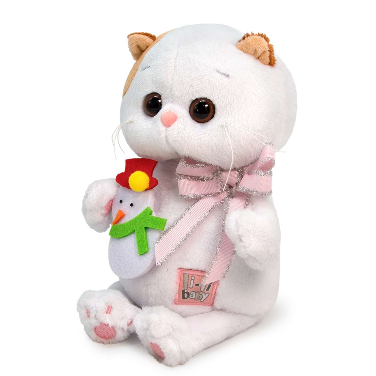 Мягкая игрушка BUDI BASA Ли-Ли Baby со снеговиком 20 см LB-061 - фото 2
