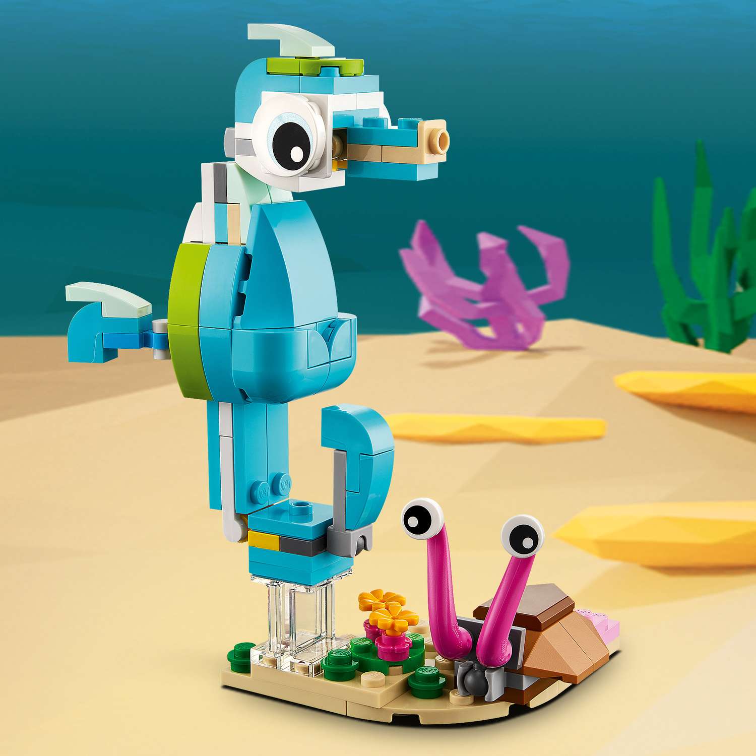 Конструктор LEGO Creator Дельфин и черепаха 31128 - фото 11