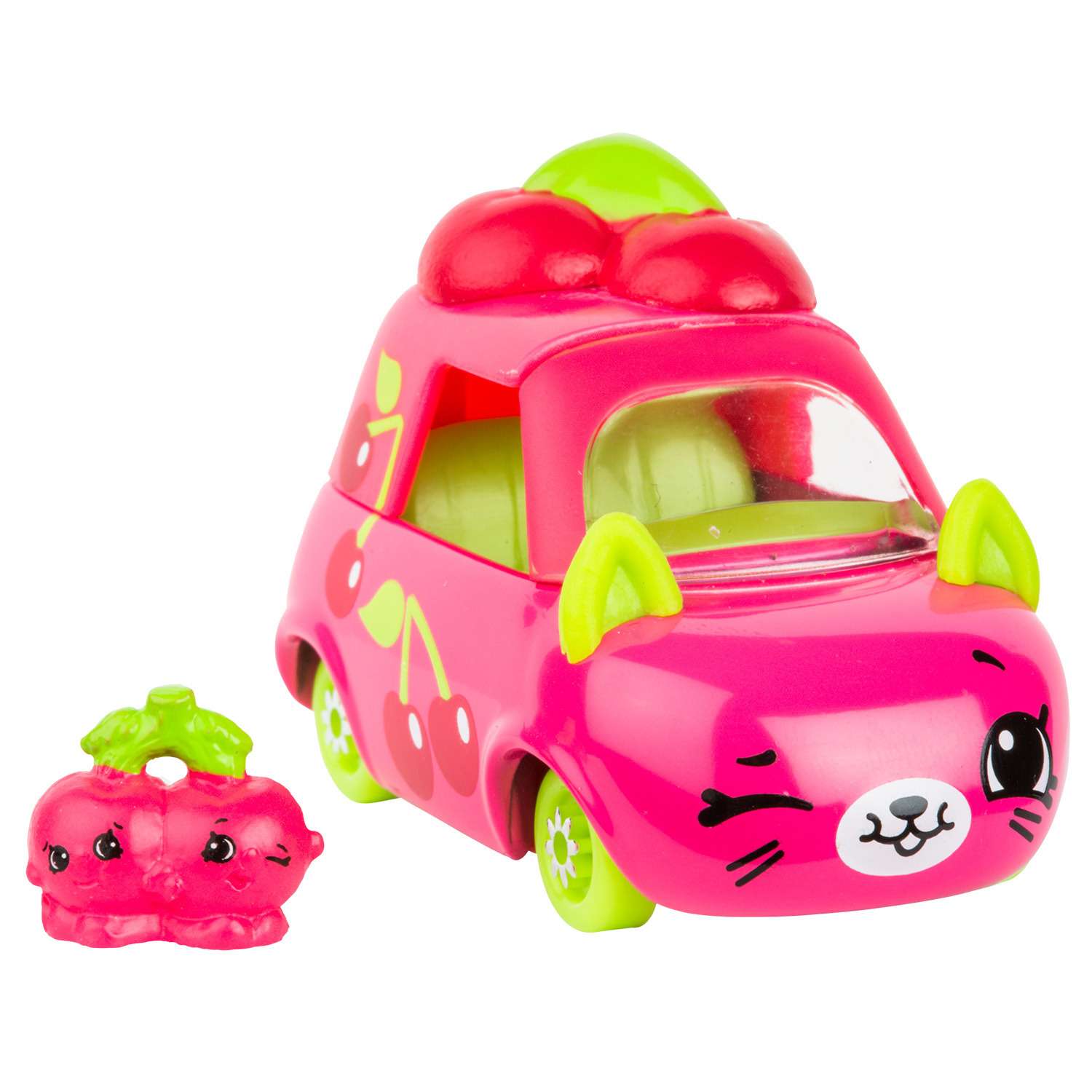 Машинка Cutie Cars с мини-фигуркой Shopkins S3 Черри Райд 57114 - фото 1