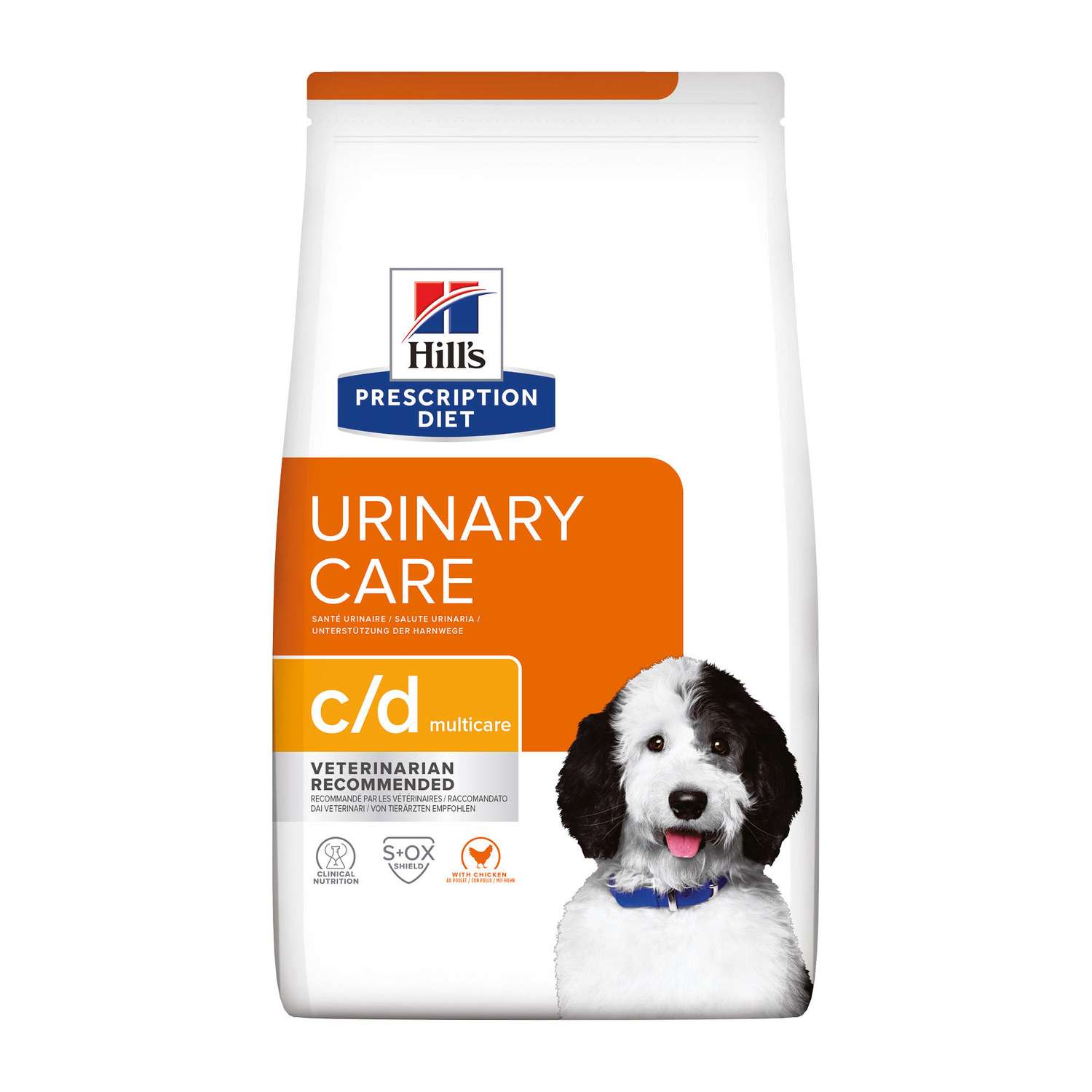 Корм для собак HILLS 1.5кг Prescription Diet c/d Multicare Urinary Care при профилактике мочекаменной болезни с курицей сухой - фото 1