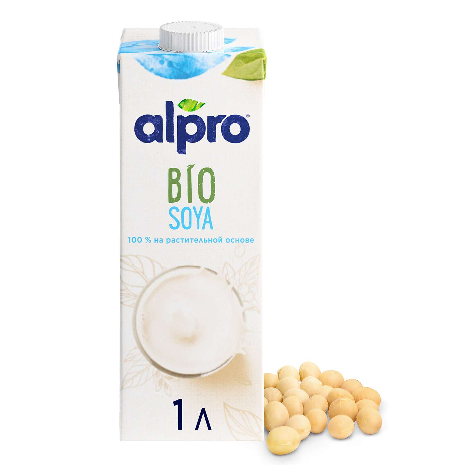 Напиток Alpro Bio Nature соевый натуральный 1л - фото 1