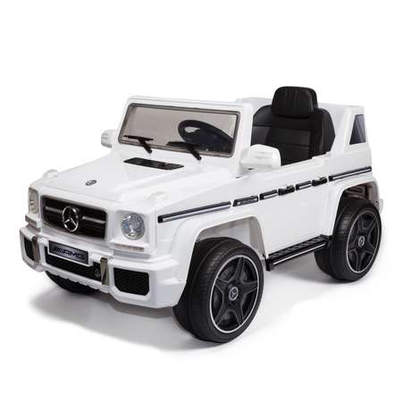 Электромобиль Kreiss Mercedes G63 AMG 2X6V белый (свет/звук)