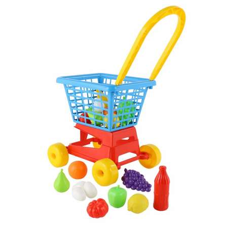 Тележка Palau Toys Supermarket №1 и набор продуктов 42989_PLS