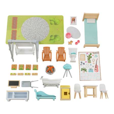 Кукольный домик  KidKraft Хэлли с мебелью 31 предмет 65980_KE