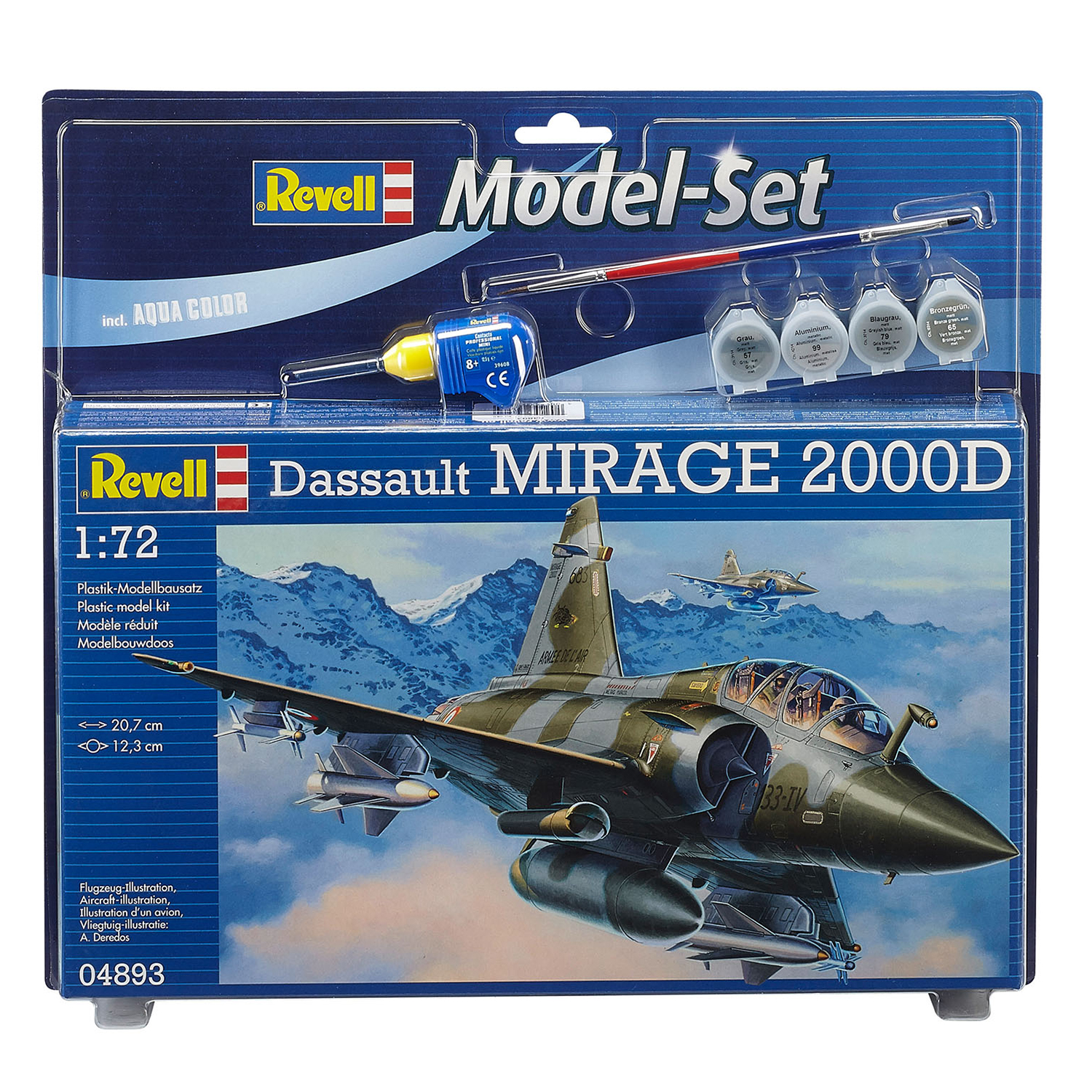 Сборная модель Revell Истребитель Mirage 2000D 64893 - фото 1