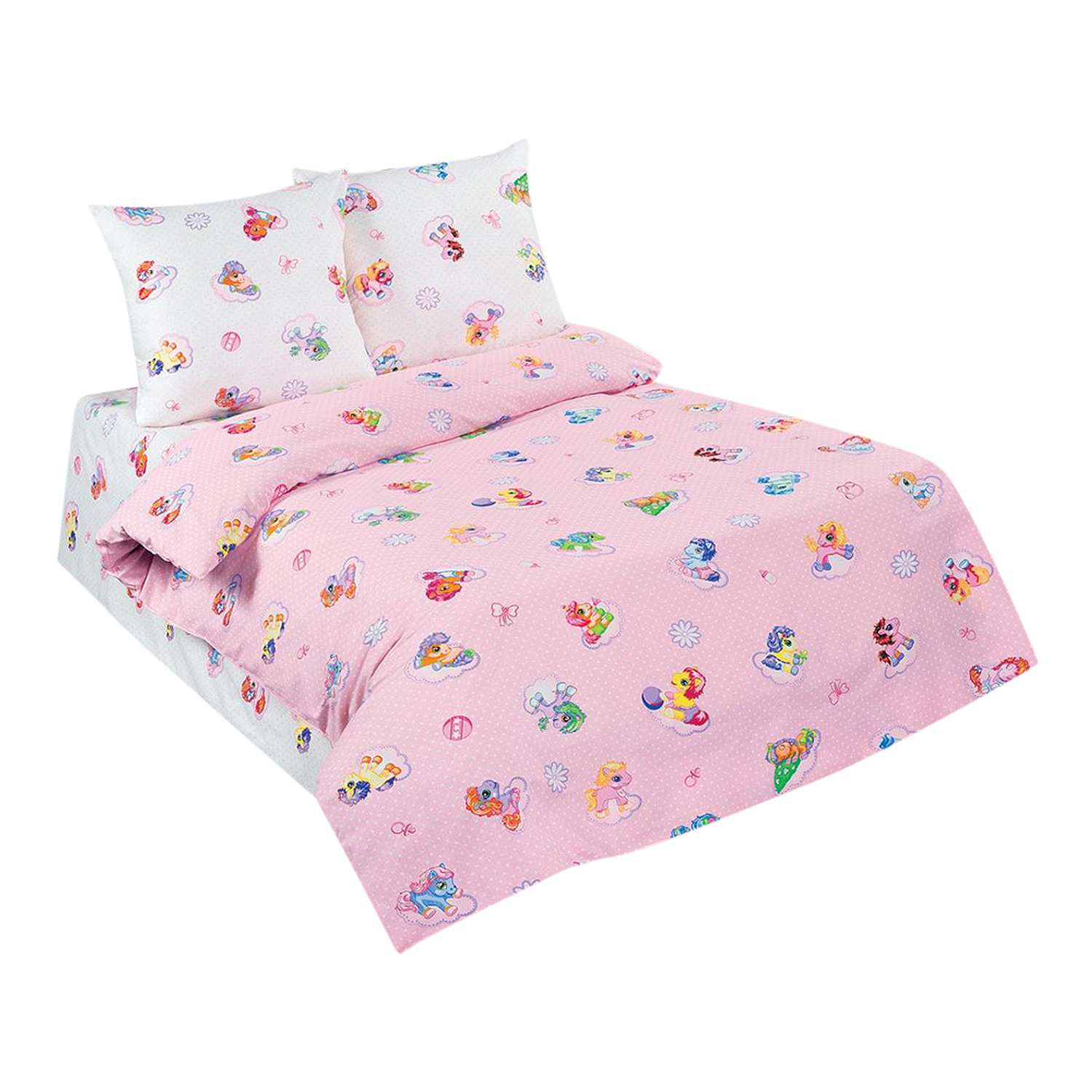 Комплект постельного белья АртДизайн Бусинка розовая - фото 1