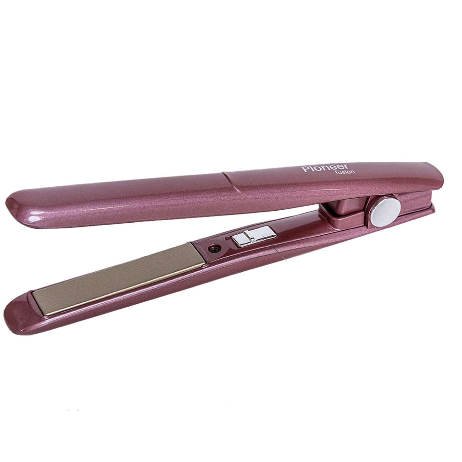 Выпрямитель для волос Pioneer дорожный мини-формат темно-розовый - фото 1