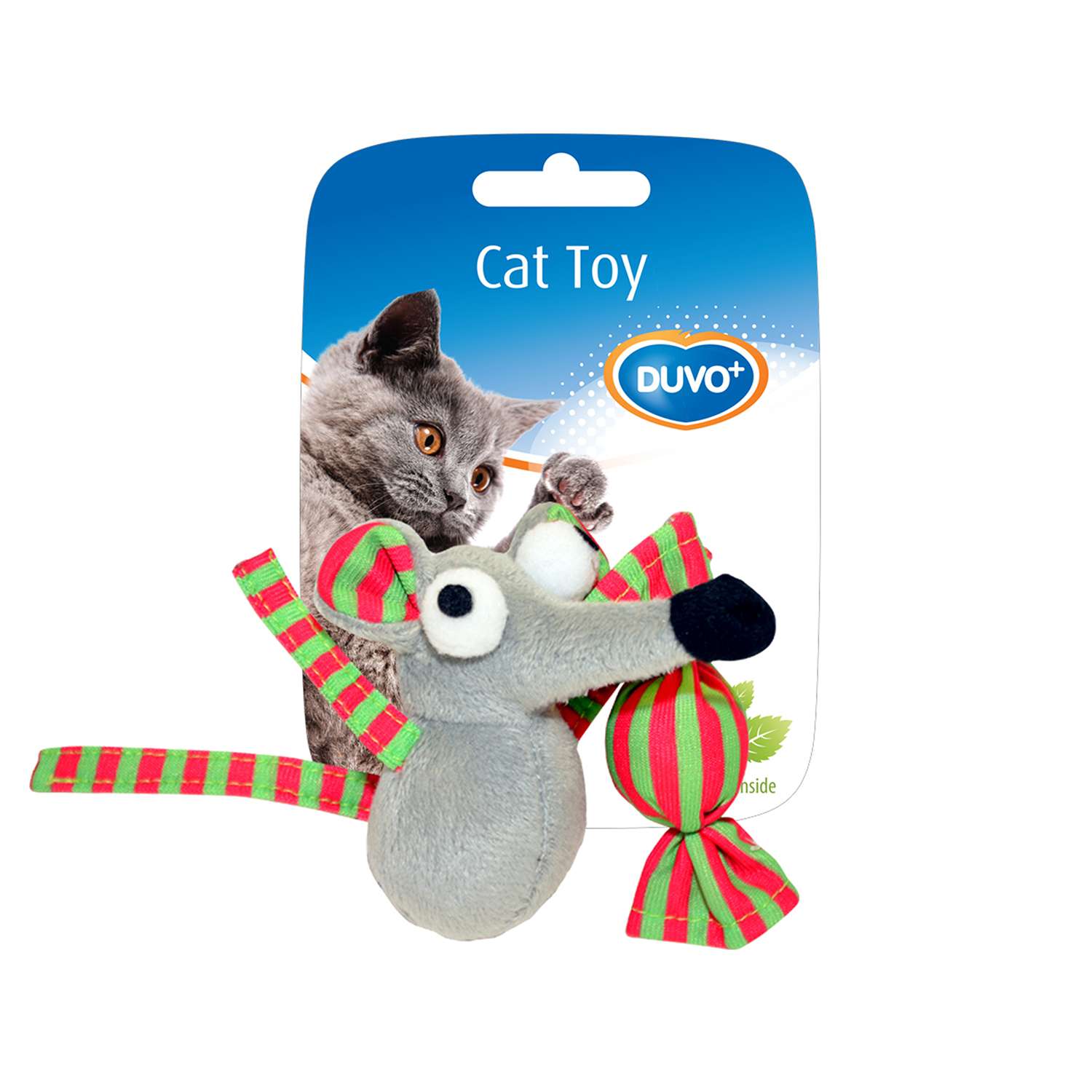Игрушка для кошек DUVO+ Мышка с конфетой 1717038/DV - фото 2