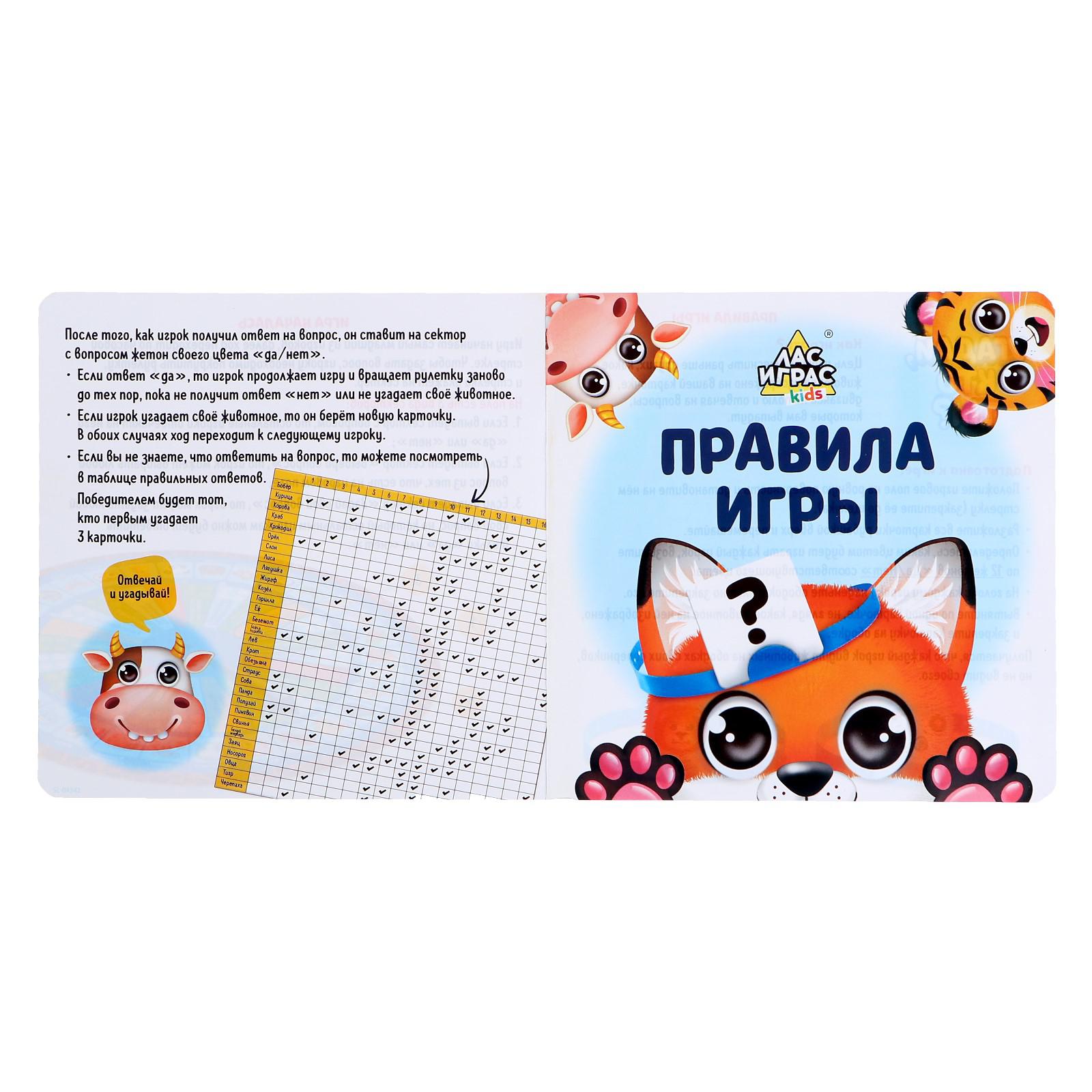 Игра Лас Играс KIDS Настольная Угадай кто ты - фото 5