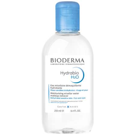 Мицеллярная вода H2O Bioderma Hydrabio очищающая для обезвоженной кожи лица 250 мл