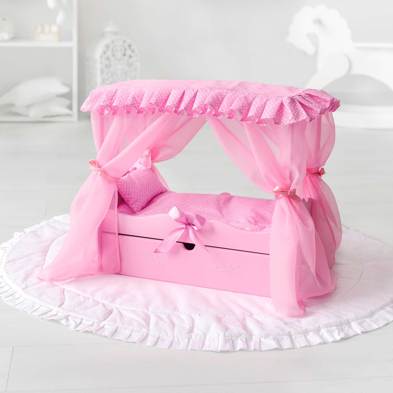 Мебель для кукол PAREMO Кровать Розовый PFD120-60 PFD120-60 - фото 2