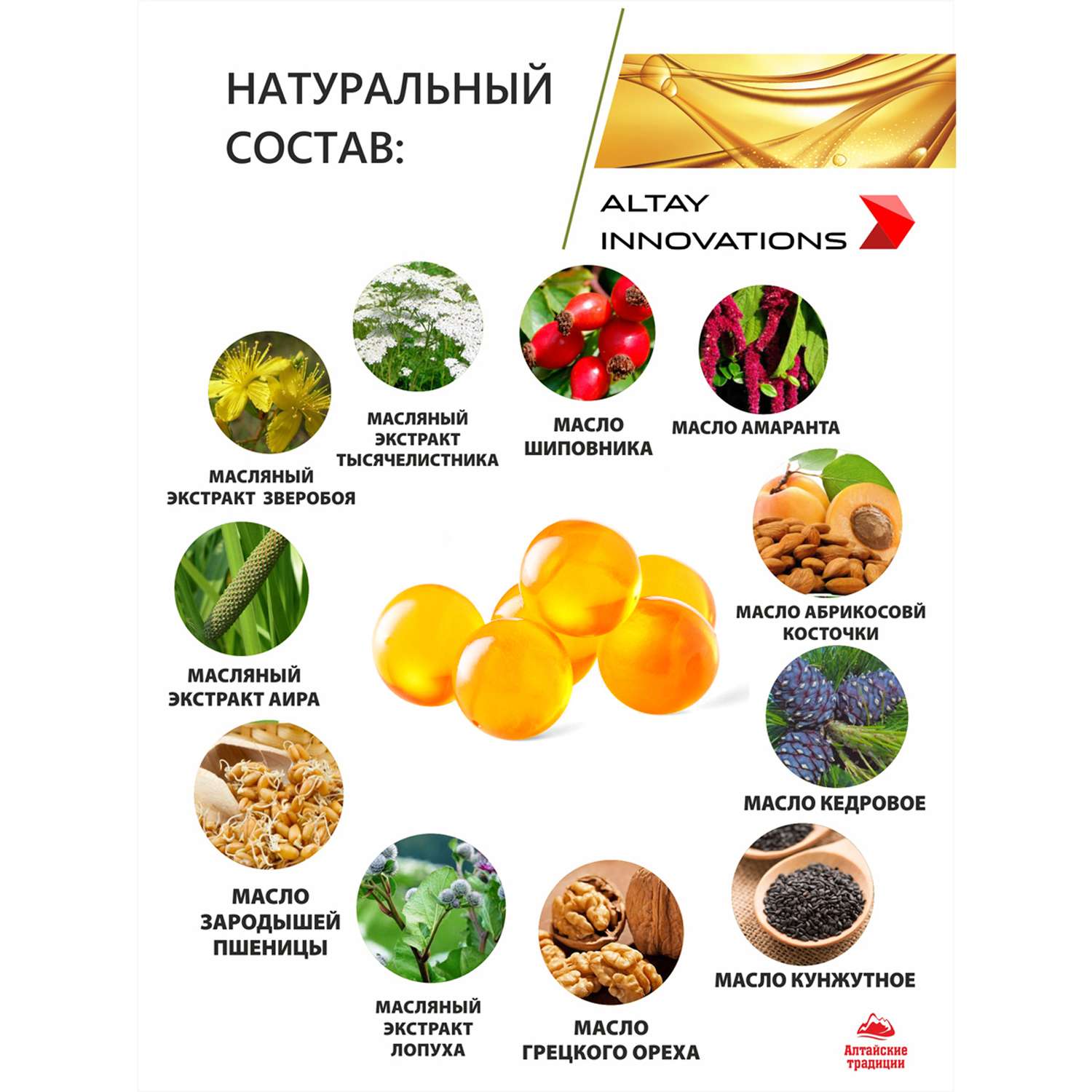 Концентрат пищевой Алтайские традиции Поджелудочная железа 170 капсул по 320 мг - фото 4