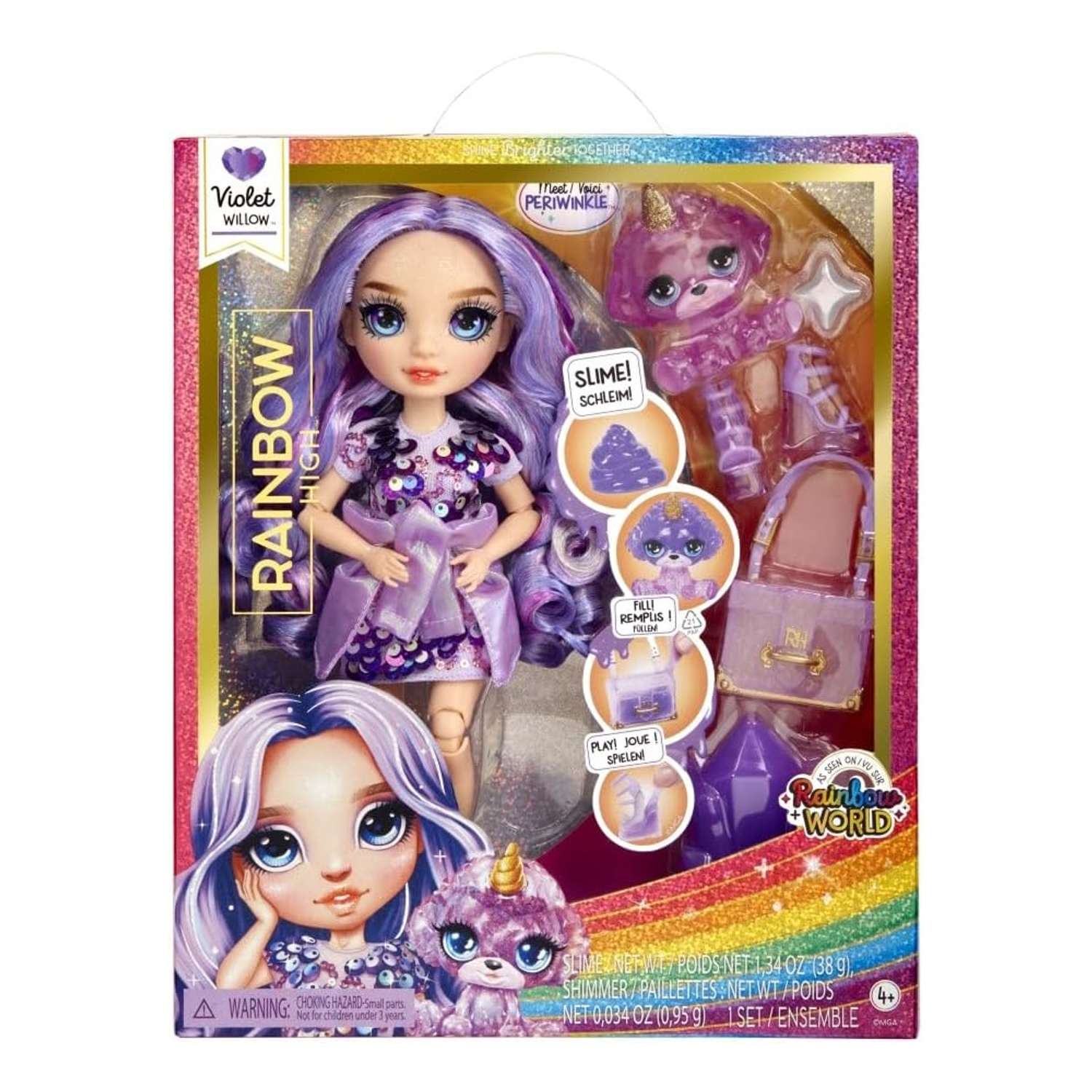 Кукла Rainbow High Classic Rainbow Fashion Violet 120223EU 120223EU - фото 2