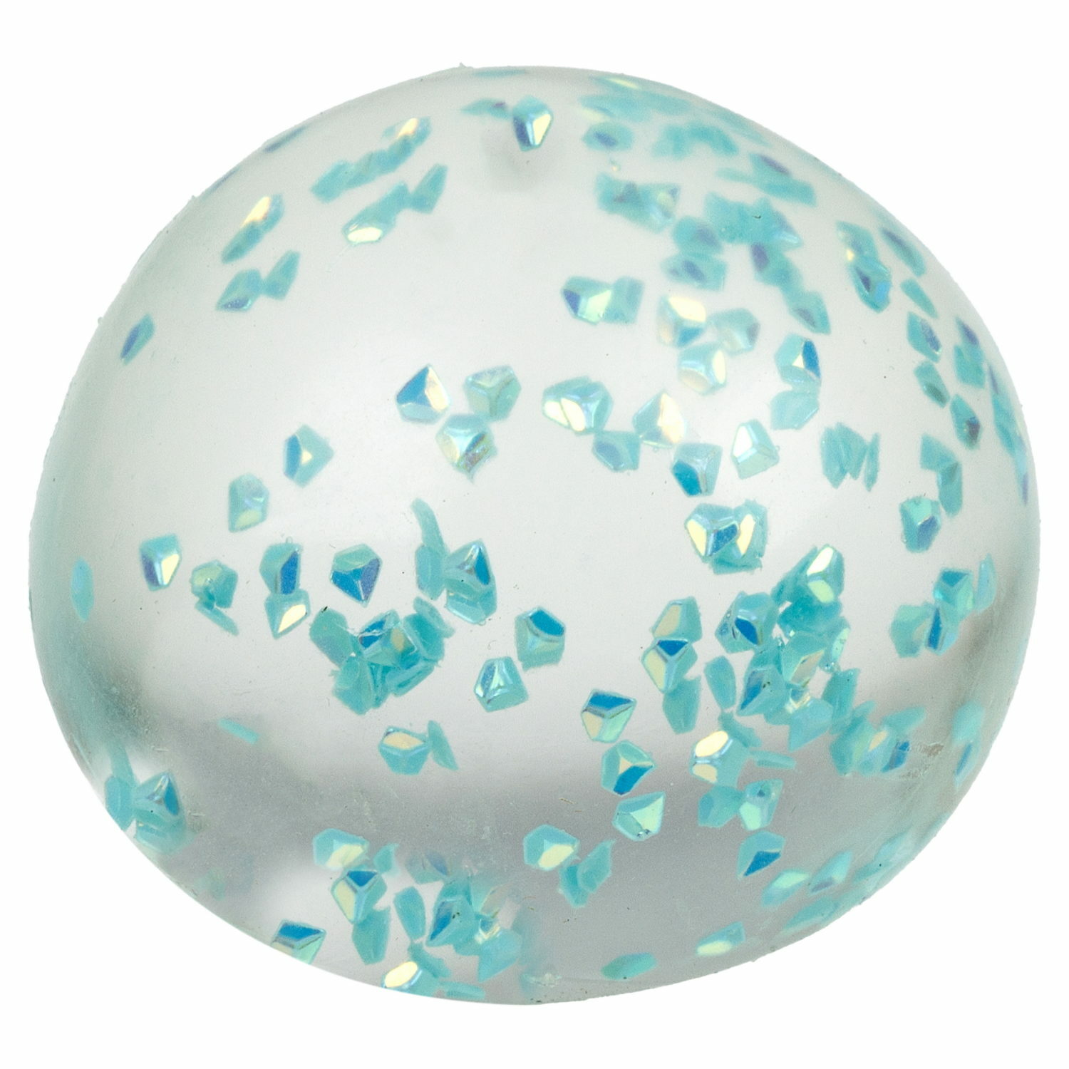 Игрушка-антистресс Крутой замес Супергель шар бриллиант синий - фото 1