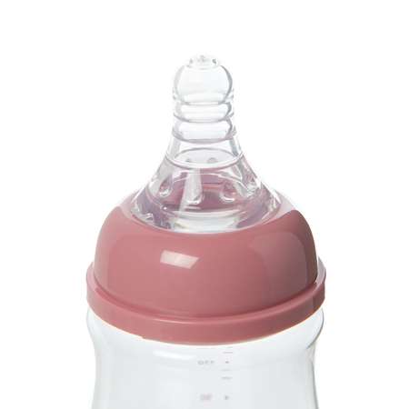 Бутылочка BabyGo 125мл Pink 2 соски S/M с 0 месяцев