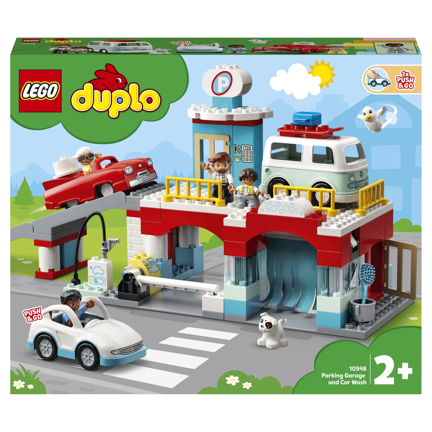 Конструктор LEGO DUPLO Town Гараж и автомойка 10948 купить по цене 7199 ₽ в  интернет-магазине Детский мир