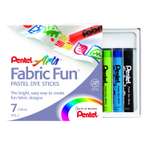 Пастель Pentel для ткани FabricFun Pastels 7 штук