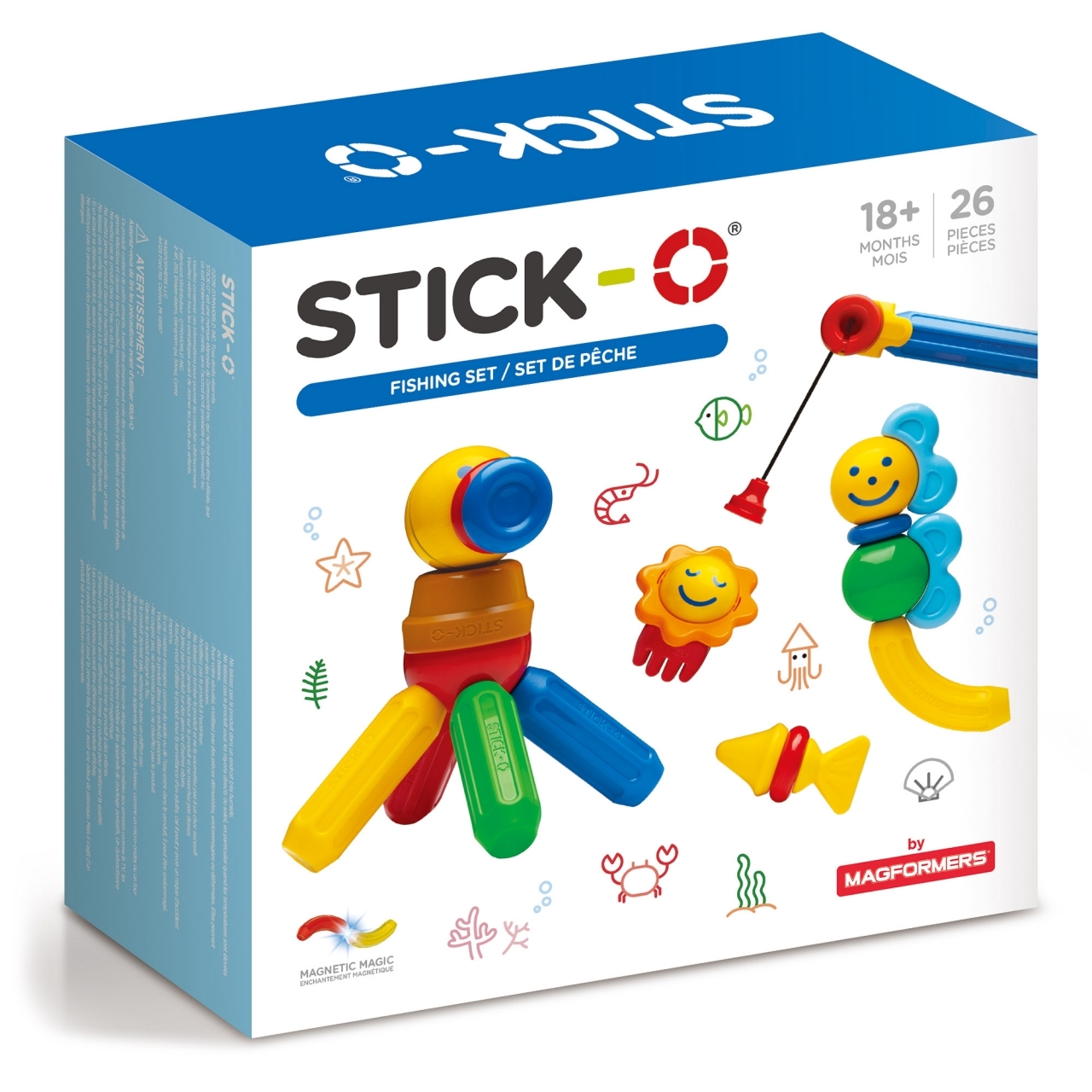 Конструктор STICK-O Fishing Set 26 деталей - фото 1