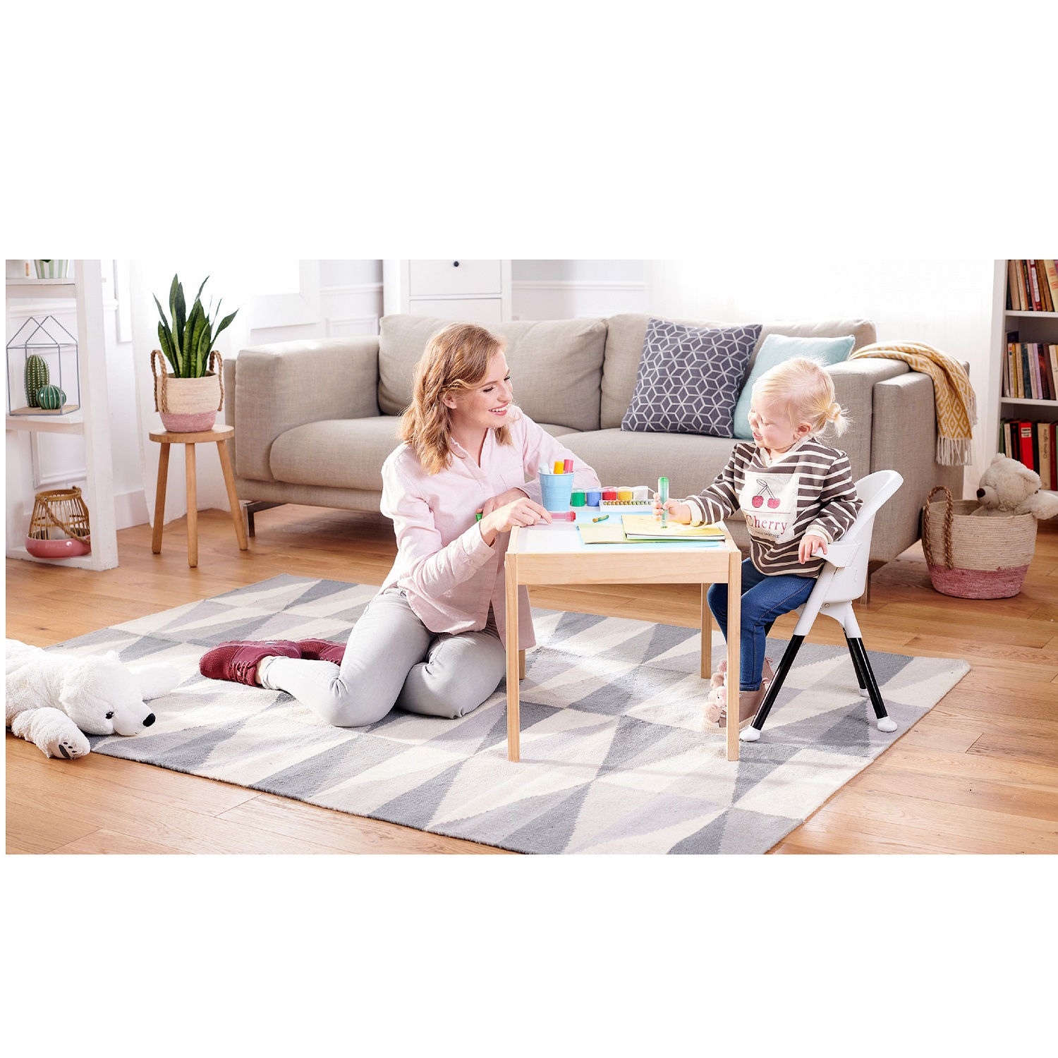 Стульчик для кормления Kinderkraft Pini White KKKPINIWHT0000 - фото 14